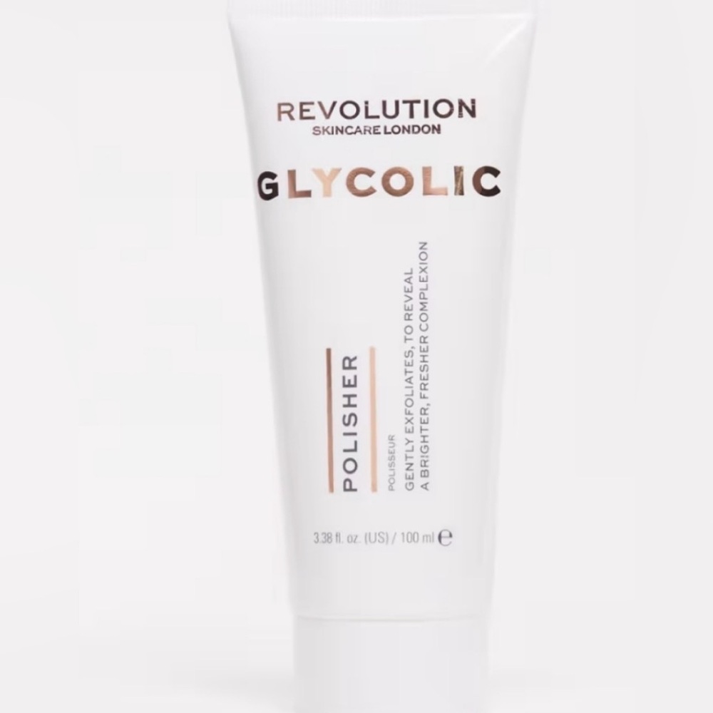 Revolution Glycolic Polisher - White and Gold